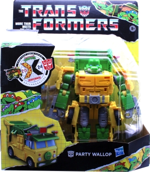 The Trans Formers (Transformers x Teenage Mutant Ninja Turtles) Actionfigur "Party Wallop" 18 cm